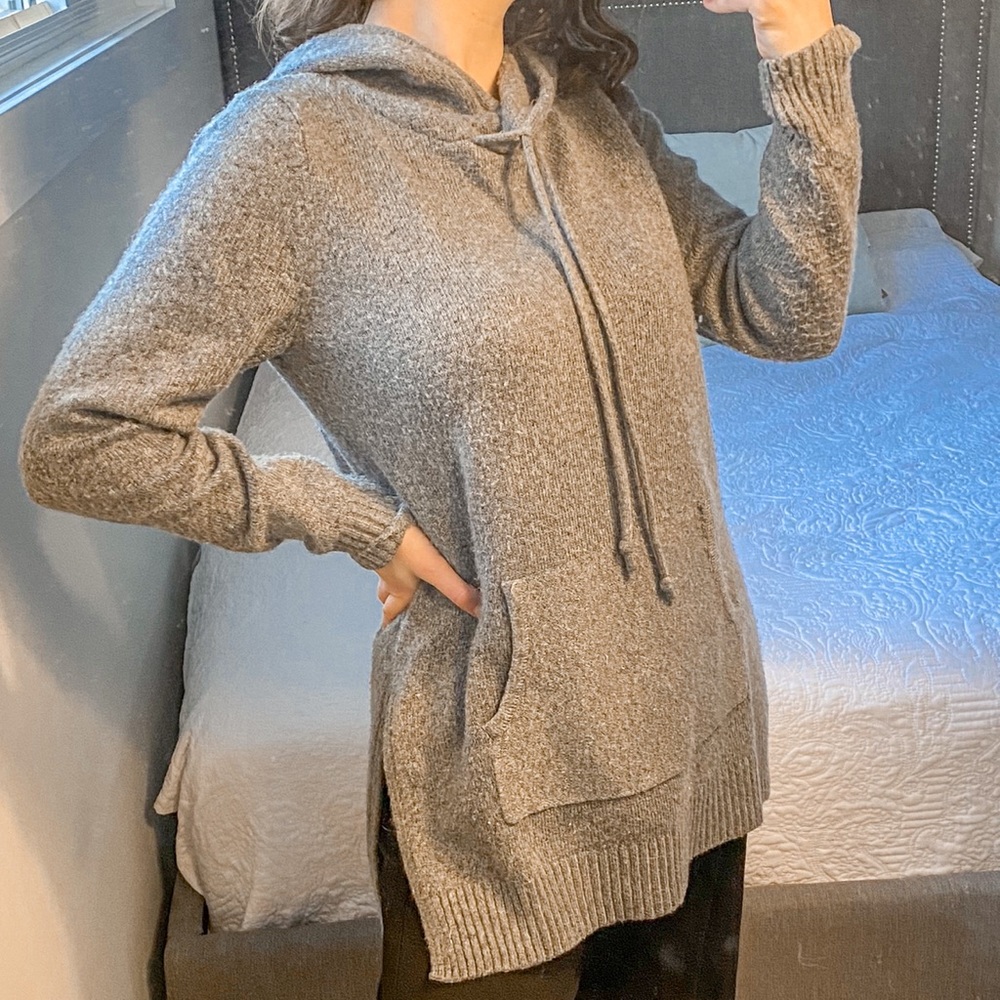 Ann Taylor Loft Lounge Collection Hoodie Grey
